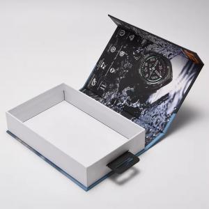 Wholesale Custom Logo Luxury Handmade Watch Magnetic Rigid Box Packaging for Paperboard Jewelry Gift Box