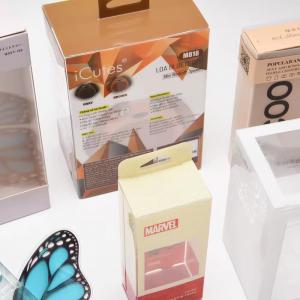 Custom PVC Plastic Transparent Packaging Box Personalized Product with Logo Printed