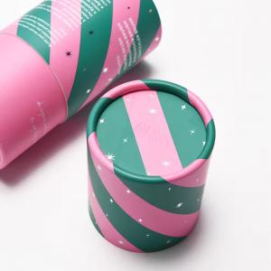 Customized High-end Beauty Brush Cylindrical Boxes Cosmetic Paper Boxes Skin Care Products Lip Balm Round Paper Tubes