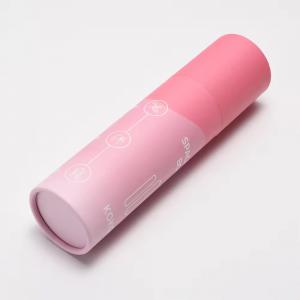 High-quality Cylindrical Paper Box for Skincare Product Packaging Environmentally Friendly Recyclable Custom logo Available